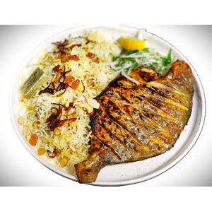 Grilled Pompano or Grouper Fish