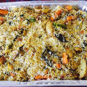 Vegetable Biryani Full  Tray
