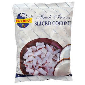 Daily Delight Fresh Frozen Sliced Coconut 400 g 