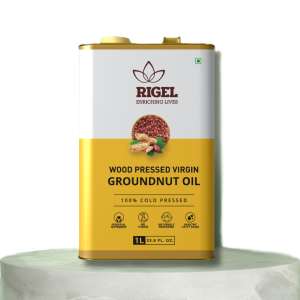 Rigel Spice Wood Pressed Groundnut Oil 1 Lit 