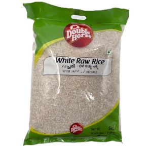 Double Horse White Raw Rice (Pachari) 5 kg 