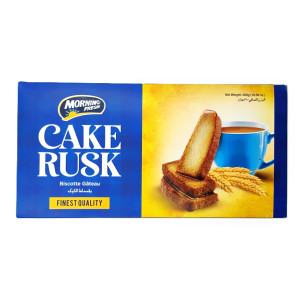 Morning Fresh Cake Rusk – Finest Quality Biscotte Gâteau, 300g Pack