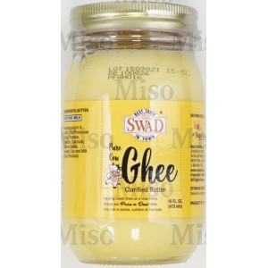 Swad Pure Cow Ghee - Clarified Butter (1 lb.)