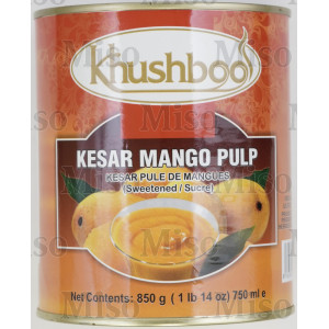Khushboo Kesar Mango Pulp Sweetened (850 g.)