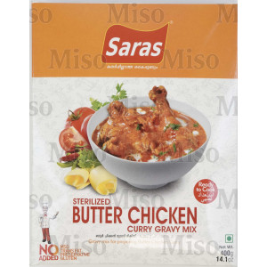 Saras Sterilized Butter Chicken Curry Gravy Mix (400 g.)
