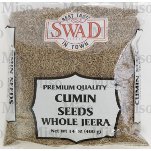 Swad Premium Quality Whole Cumin Seeds (Jeera) (14 oz.)