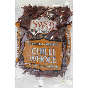 Swad Premium Quality Whole Red Chilli (14 oz.)