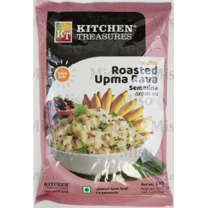 Kitchen Treasures Double Roasted Upma Rava Semolina (1 kg.)