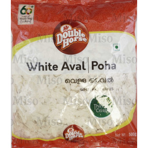 Double Horse White Aval Poha (500 g.)