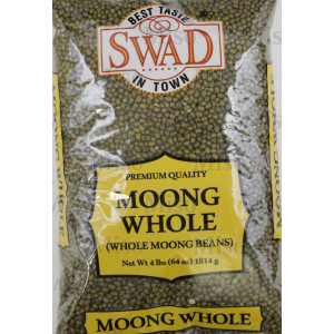 Swad Premium Quality Whole Moong Beans (4 lb.)