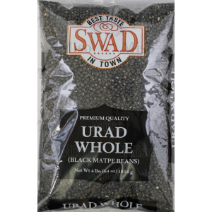 Swad Urad Whole (Black Matpe Beans) (4 lb.)