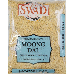 Swad Premium Quality Moong Dal (Split Moong Beans) (2 lb.)