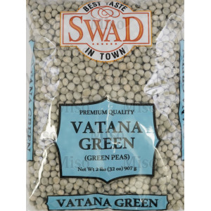 Swad Vatana Green (Green Peas) 2 lbs (2 lb.)