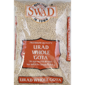 Swad Urad Whole Gota (Black Matpe Beans) (4 lb.)