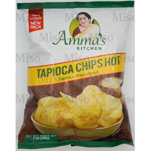 Ammas Tapioca Chips Hot 200g