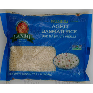 Laxmi. AGED BASMATI RICE 2 LB (NONGMO)