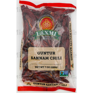 Laxmi. GUNTUR SANNAM CHILI WHOLE 200 GM