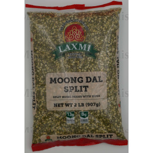 Laxmi. MOONG DAL SPLIT (W/ SKIN) 2 LB