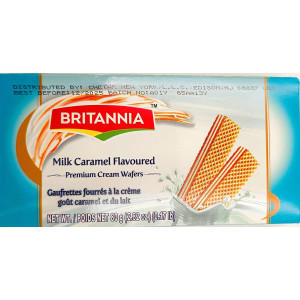 Britannia  Milk Caramel Cream Wafers 80g 