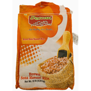 Deep Deecan Brown Sona Masoori Rice  10 Lb 