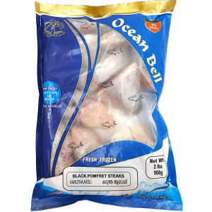 Ocean Bell  Black Pomfret Steaks  - Karutha Avoli 2 LB *** 
