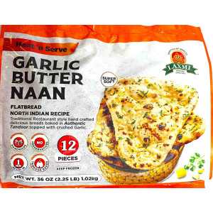 Laxmi Garlic Butter Naan - Family Pack  2.25 LB 