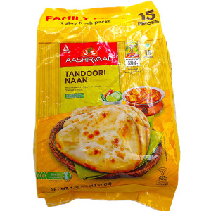 Aashirvand Tandoori Naan  Family Pack 1.2 KG 