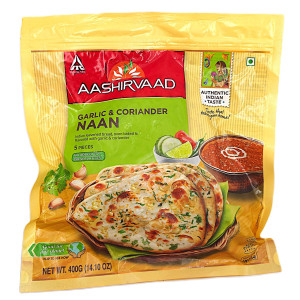 Aashirvand  Garlic & Coriander Naan 400 g 
