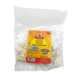 Maa Shakti Cotton Diya Wicks (Round) 30 pcs 