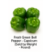 Fresh Green Bell Pepper - Capsicum $.039/pcs