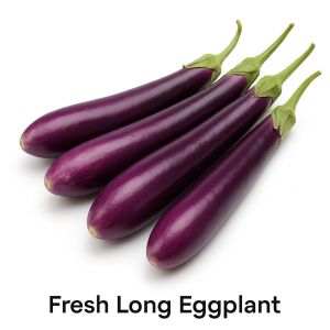 Fresh Long Eggplant $0.99/pcs (Approx 0.5lb)