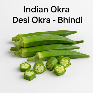 Indian Okra - Desi Okra - Bhindi 2.99/lb