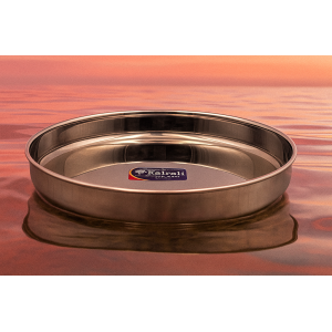 Stainless steel round plate/tray (M)