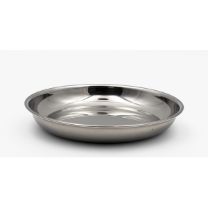 Stainless steel round plate/tray (S)