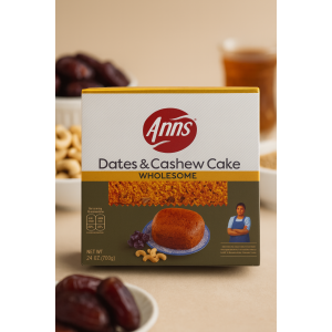 Anns Date and Cashew Cake 700g
